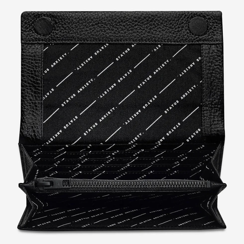 Discount 'Nevermind' Wallet - Black Wallets