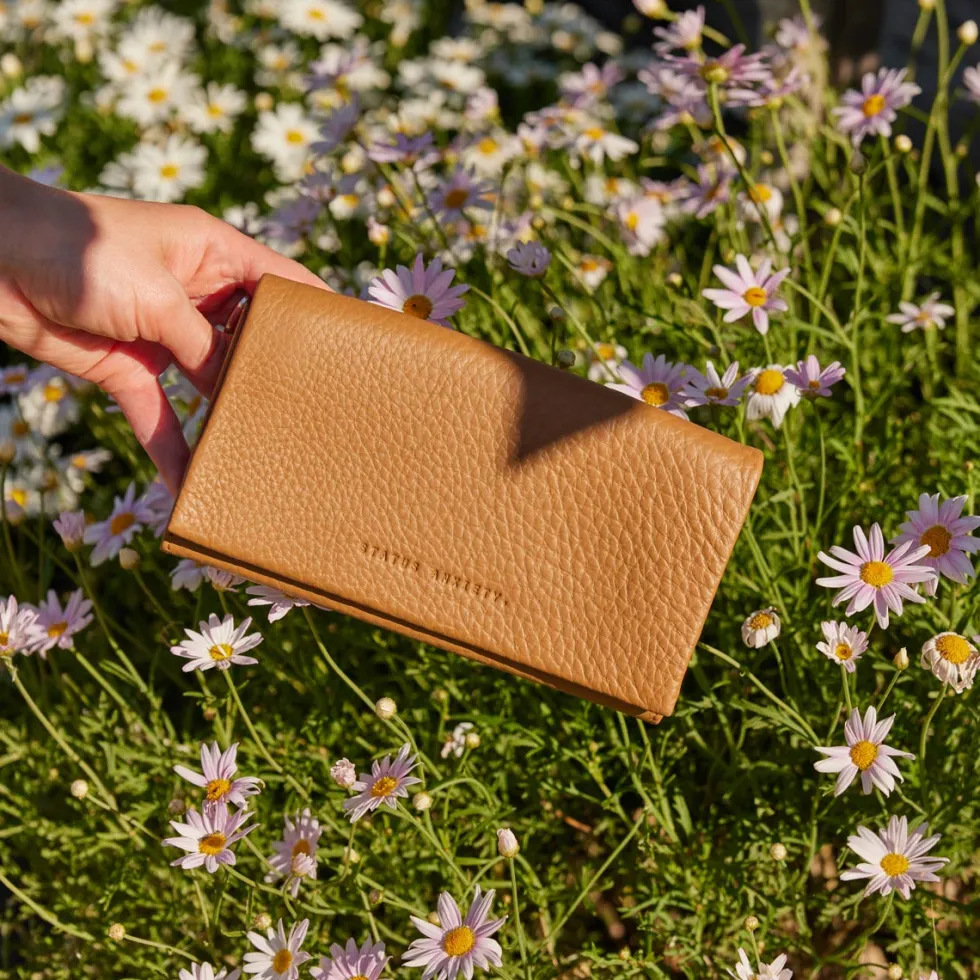 Clearance 'Nevermind' Wallet - Tan Wallets