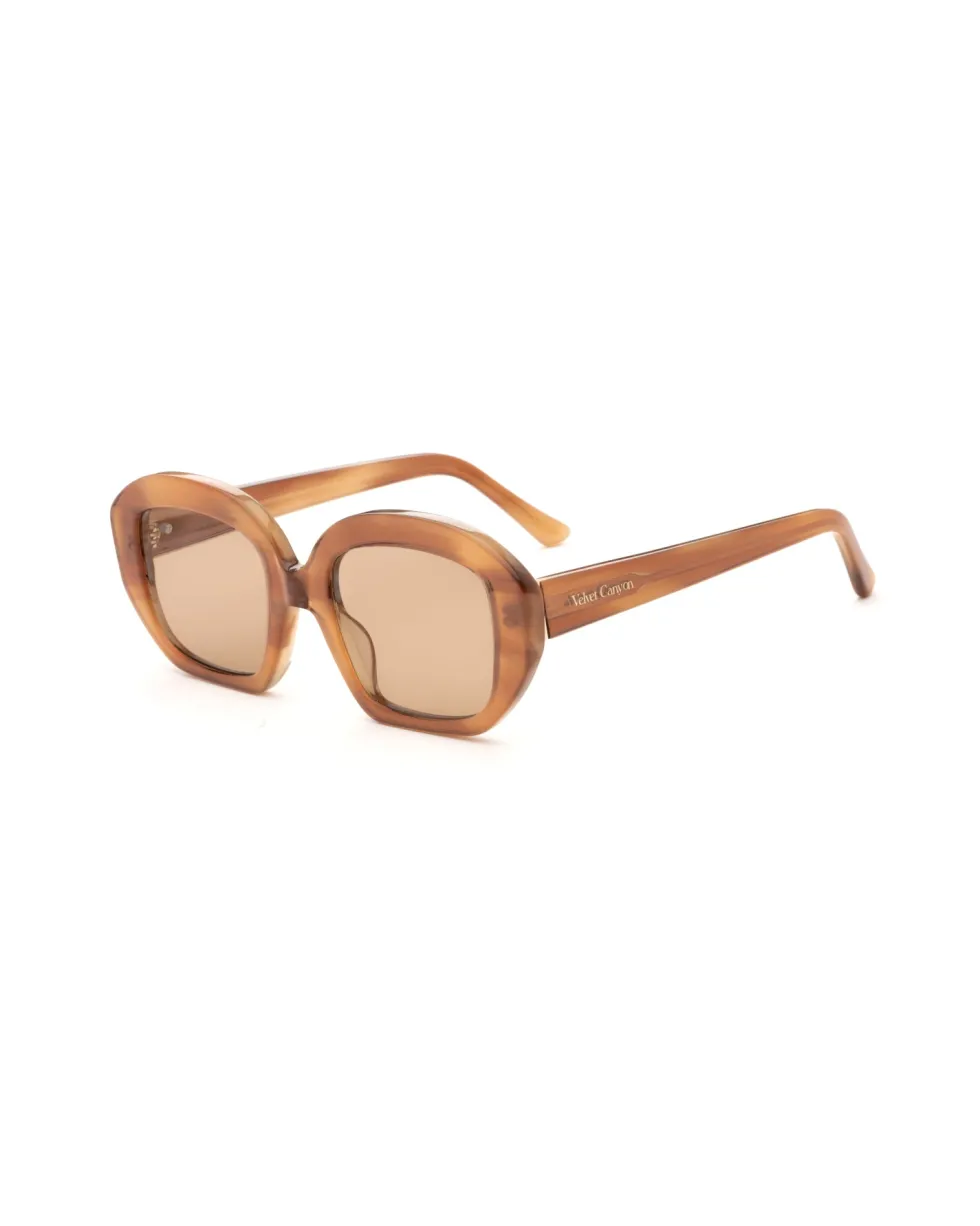 Hot 'Motel Musa' - Milk Tea Sunglasses