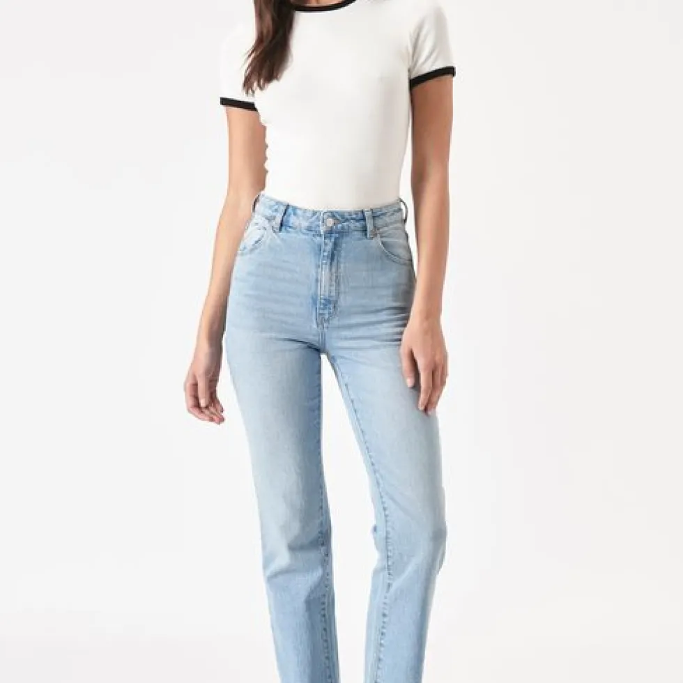 Discount 'Original Straight' - Sunshine Vintage Blue Denim