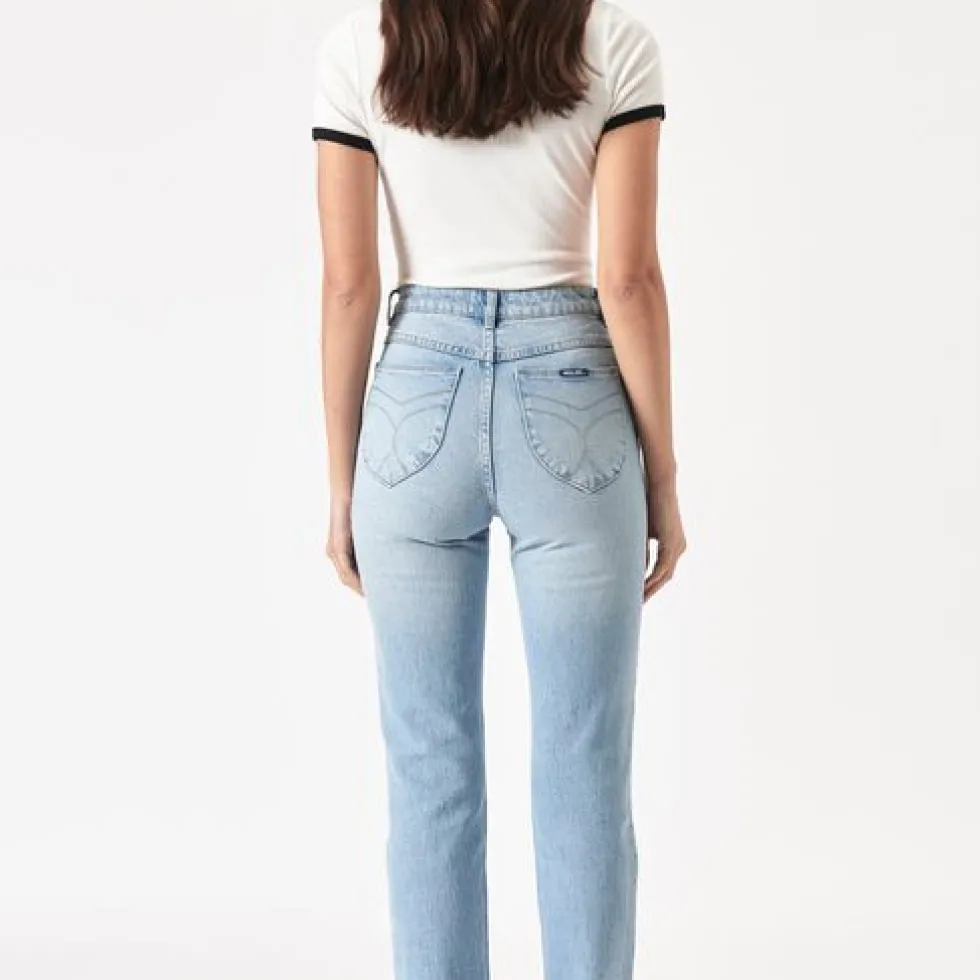Discount 'Original Straight' - Sunshine Vintage Blue Denim