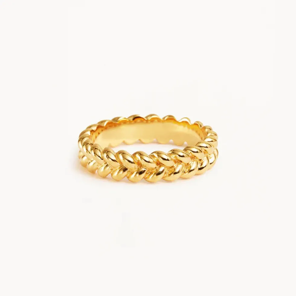 Outlet 'Intertwined Ring' - Gold Jewellery