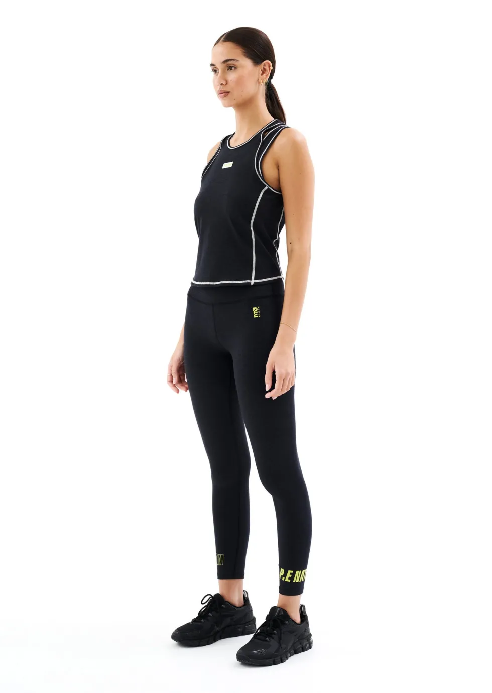 Hot 'Orbital Tank' - Charcoal Marl Activewear