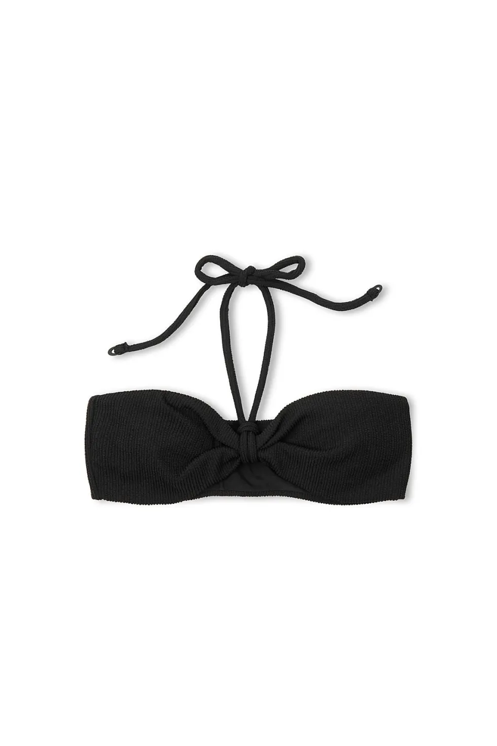 Clearance 'Black Textured Bandeau' Swimwear