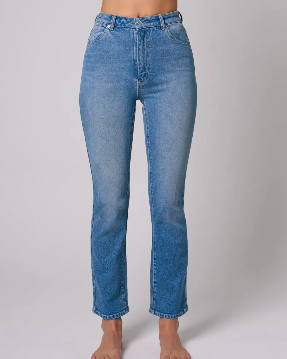 Sale 'Original Straight Mika' - Light Vintage Blue Denim