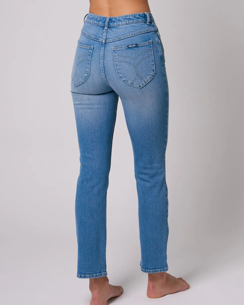 Sale 'Original Straight Mika' - Light Vintage Blue Denim