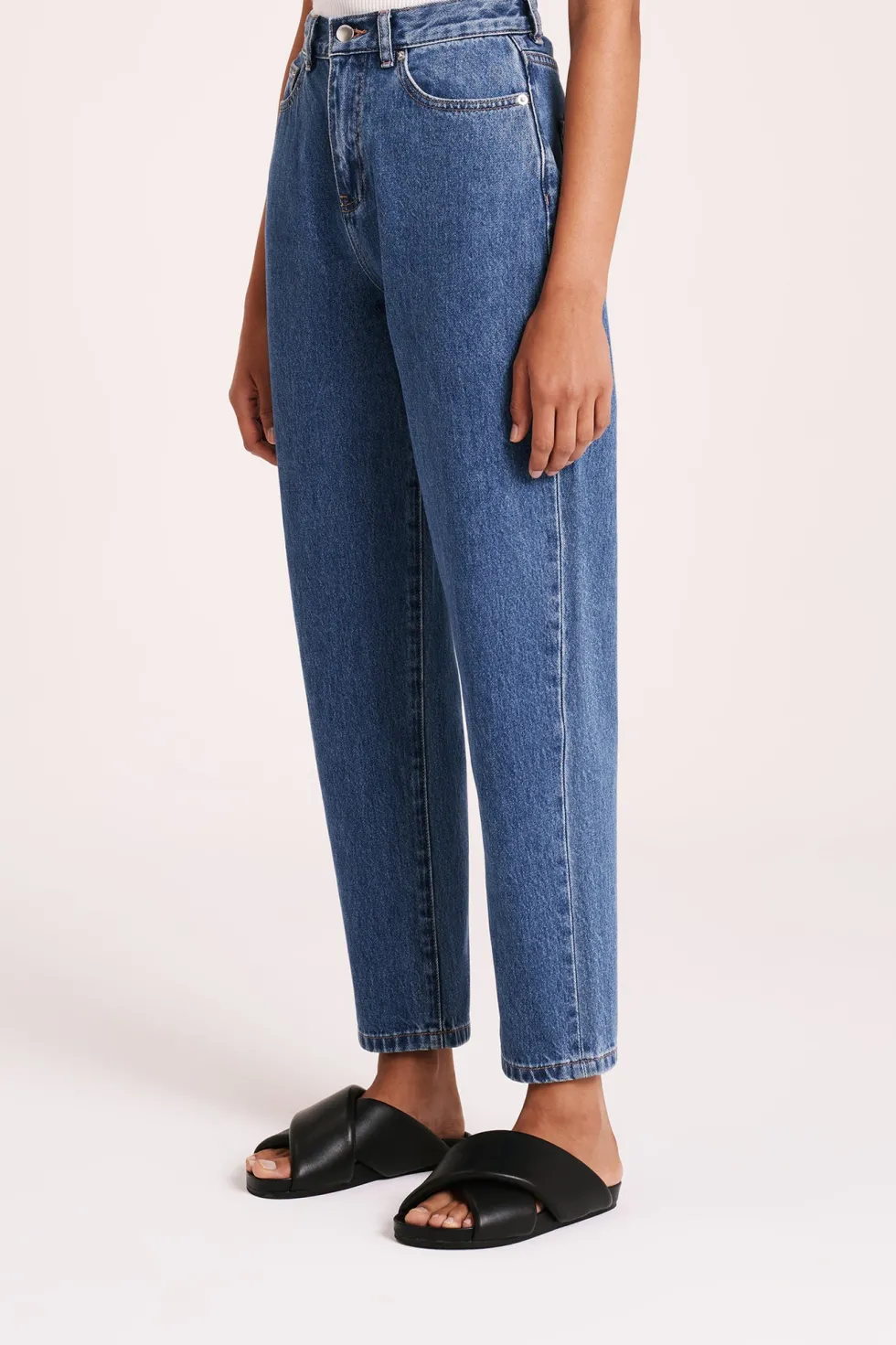 Discount 'Organic Mom Jean' - Vintage Blue Denim