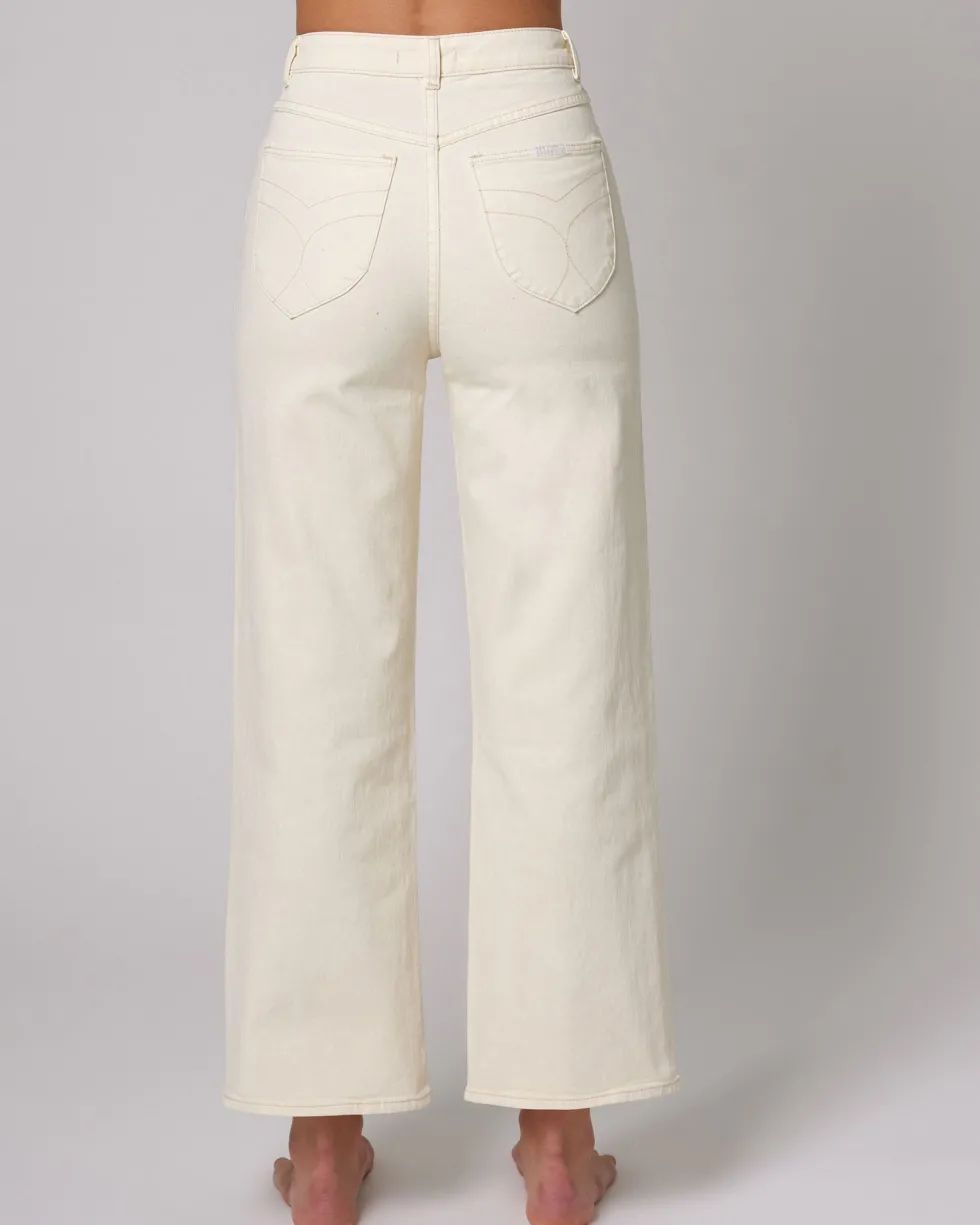 Sale 'Heidi Ankle' - Buttercream Denim