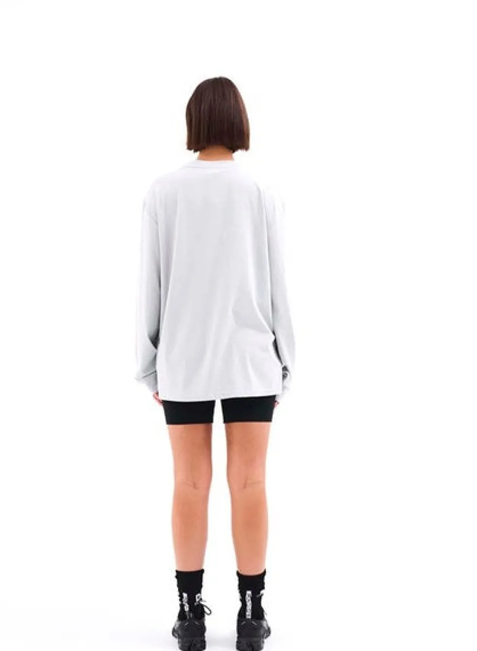 Online 'Stage Win LS Tee' - High Rise Grey Activewear