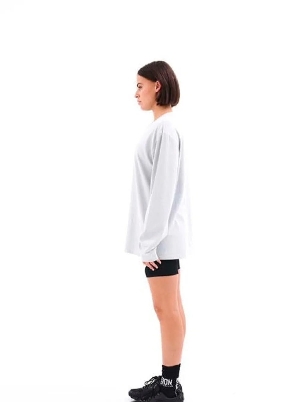 Online 'Stage Win LS Tee' - High Rise Grey Activewear