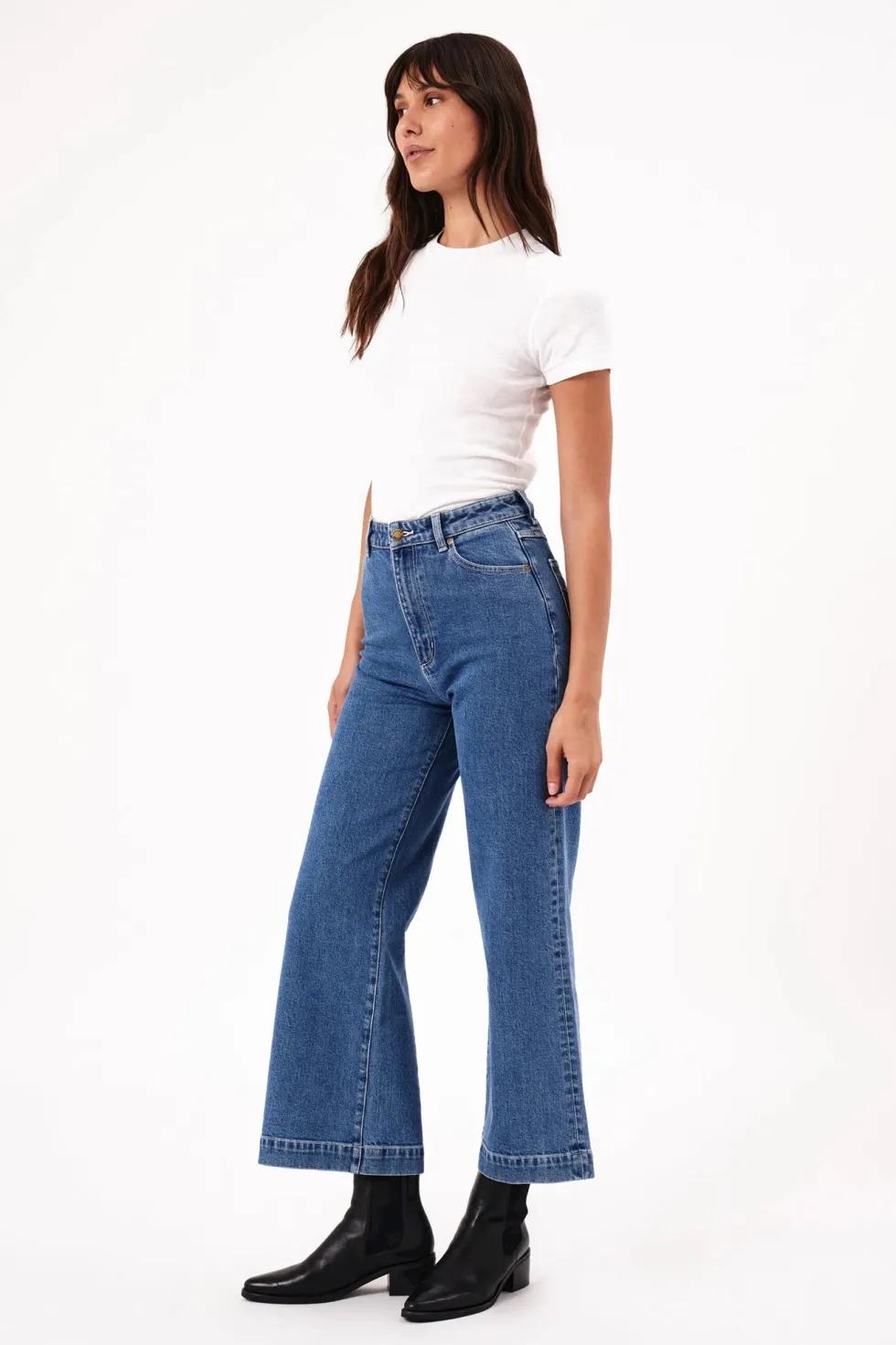 Hot 'Sailor Scoop' - Breaker Mid Vintage Blue Denim