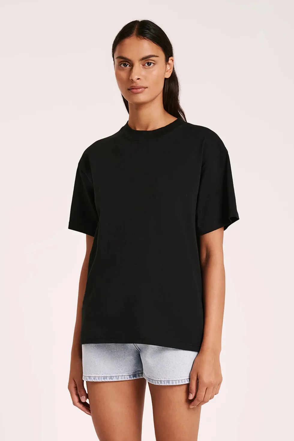 Fashion 'Organic Boyfriend Tee' - Black Basics