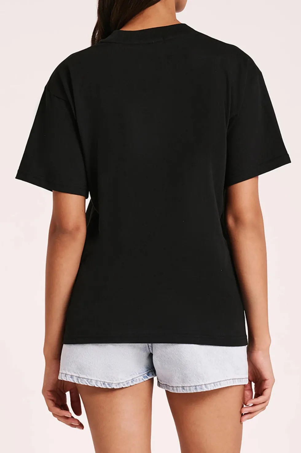 Fashion 'Organic Boyfriend Tee' - Black Basics