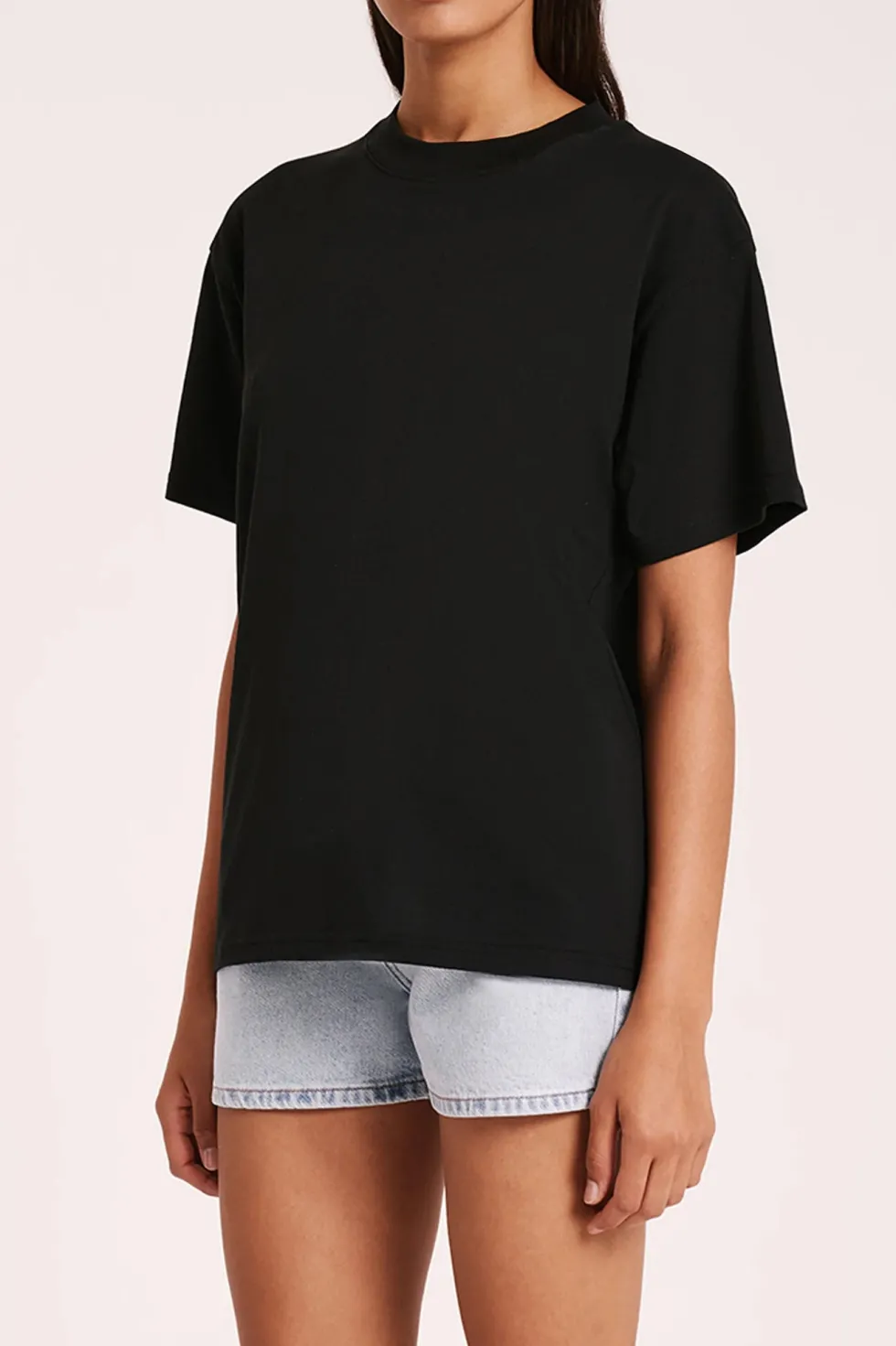 Fashion 'Organic Boyfriend Tee' - Black Basics