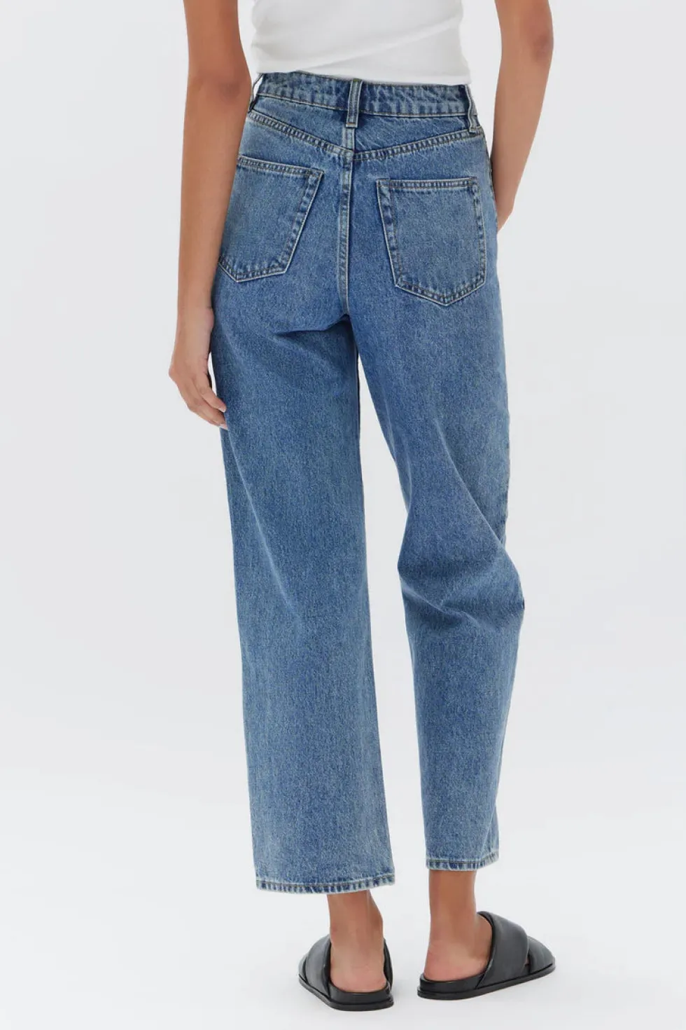 Sale 'Vintage Straight Jean' - Dark Stone Denim