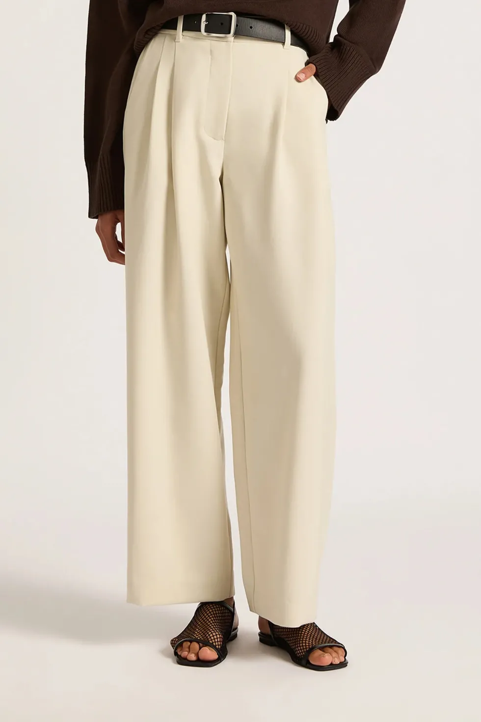 Fashion 'Phoenix Pant' - Bone Bottoms