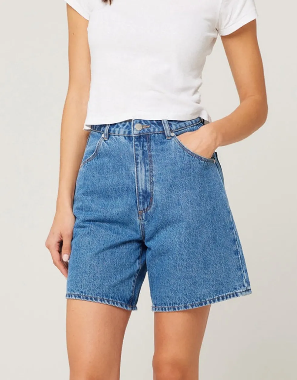 Hot Rollas 'Super Mirage Evie' - Dark Blue Shorts|Denim