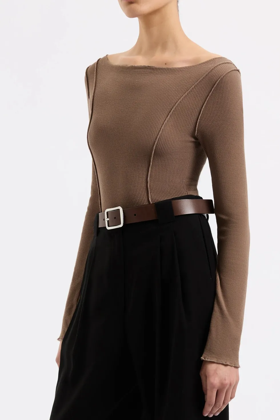 Clearance 'Romee Top' - Chestnut Tops