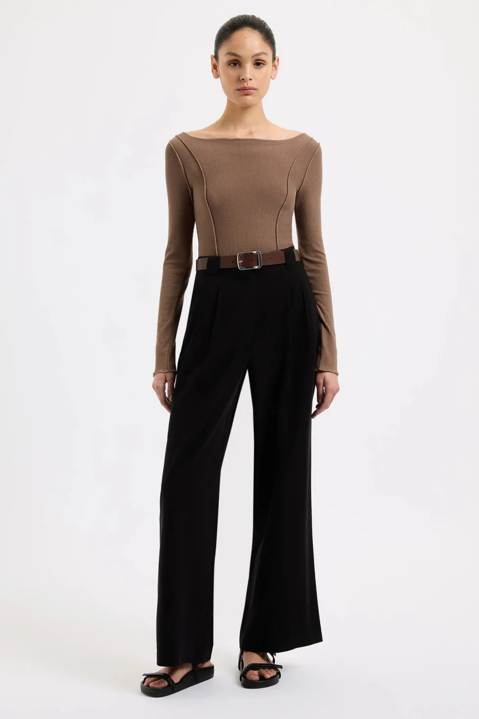 Clearance 'Romee Top' - Chestnut Tops