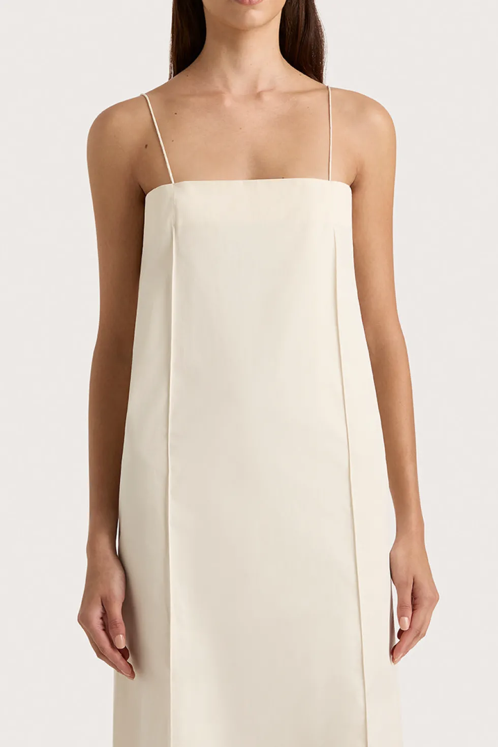 Discount 'Etienne Midi Dress' - Off White Dresses