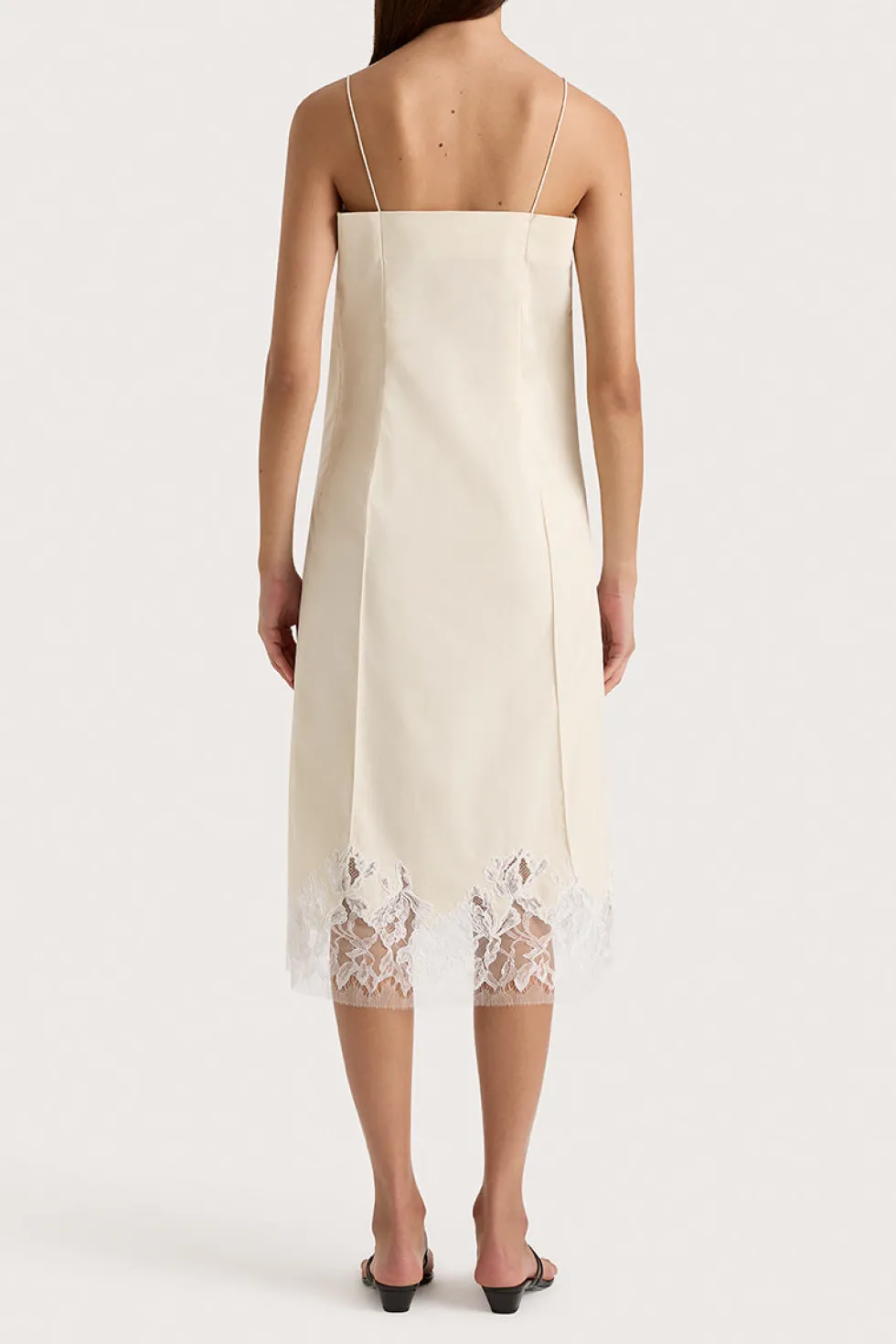 Discount 'Etienne Midi Dress' - Off White Dresses