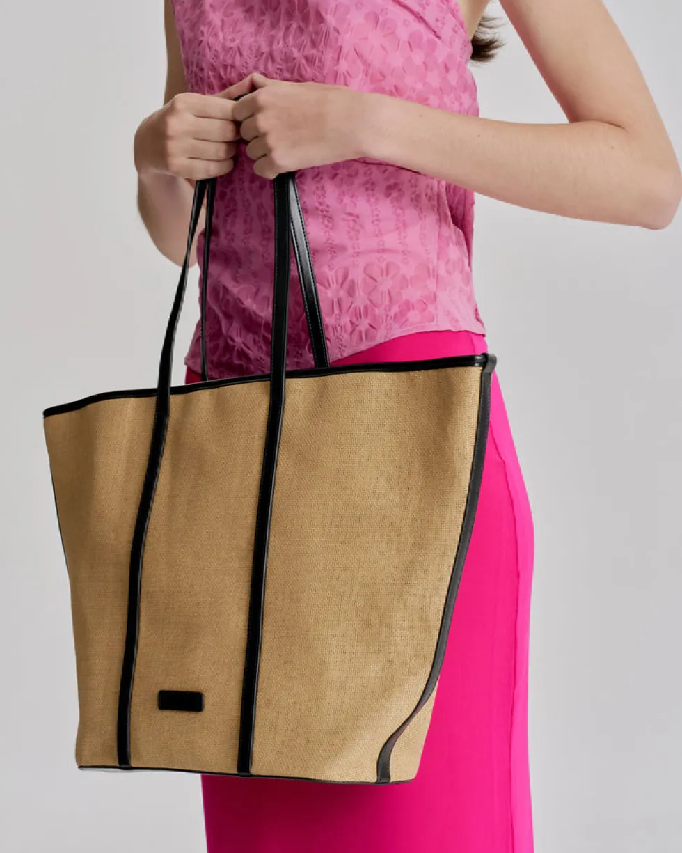 Best 'Ritual Tote Large' - Natural/Black Bags