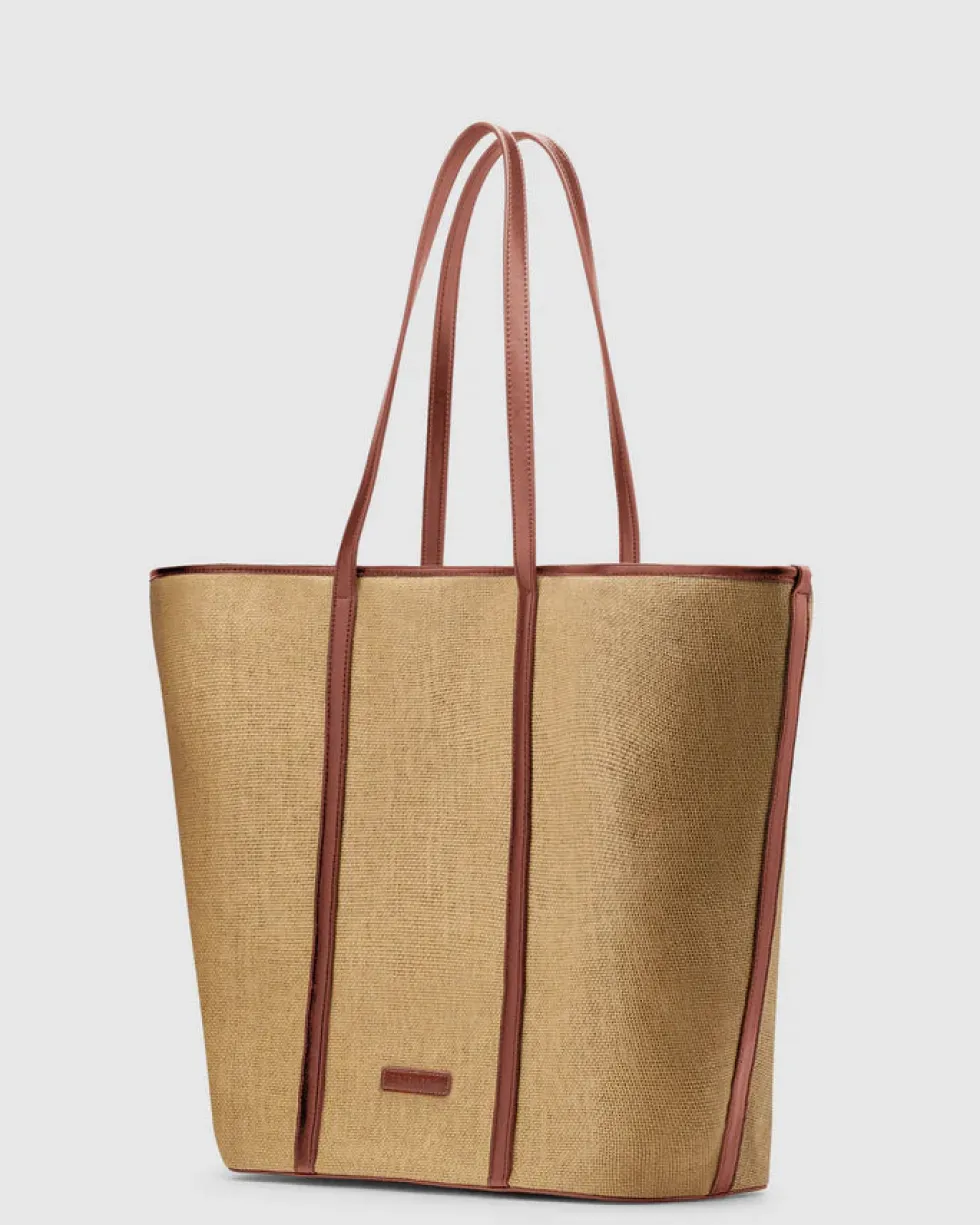 Online 'Ritual Tote Large' - Natural/Saddle Bags