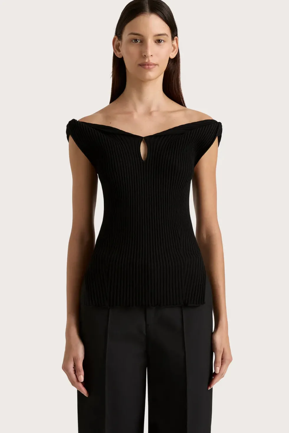 Discount 'Heidi Knit Top' - Black Tops|Knitwear