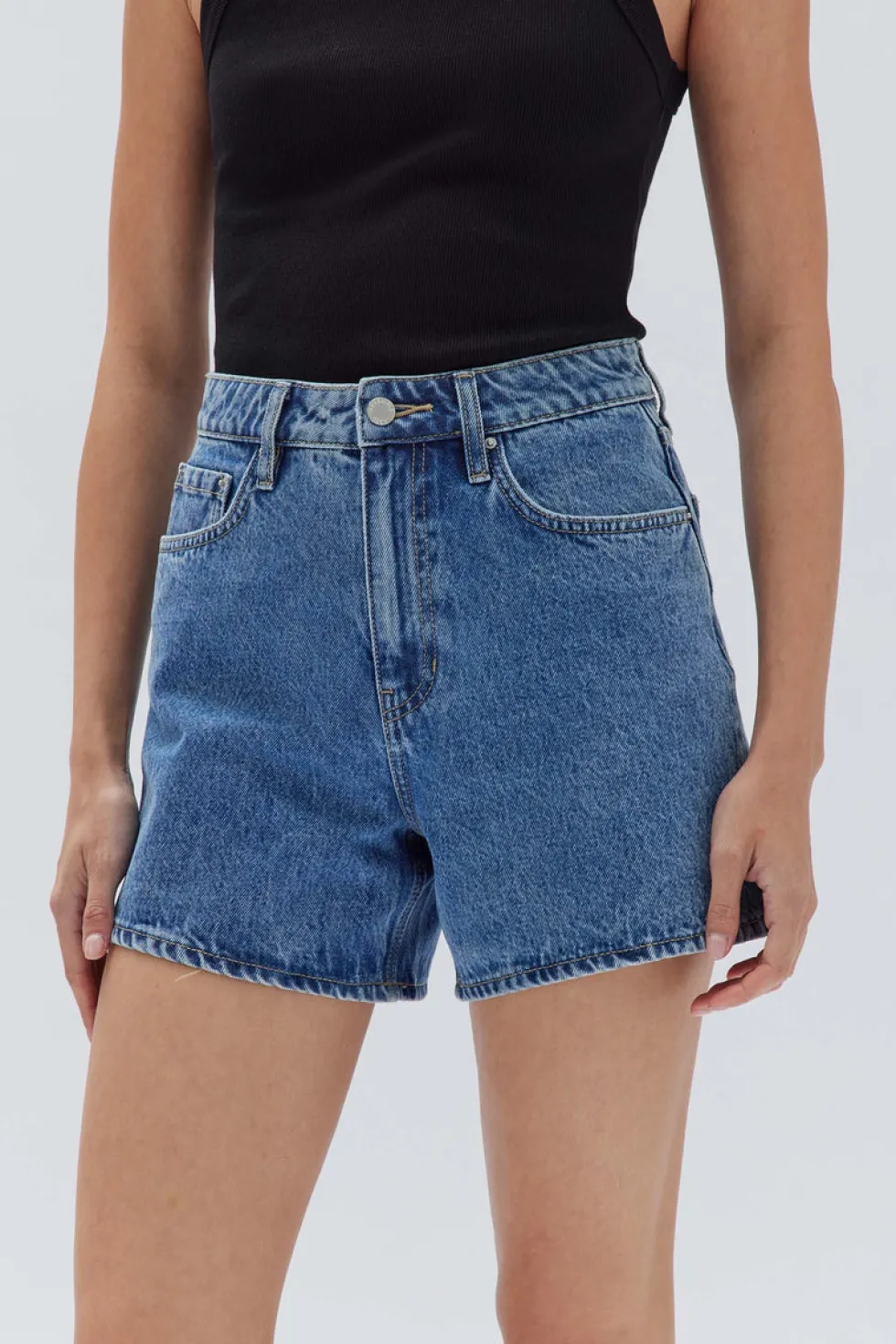 Hot 'Vintage Denim Short' - Dark Stone Shorts|Denim