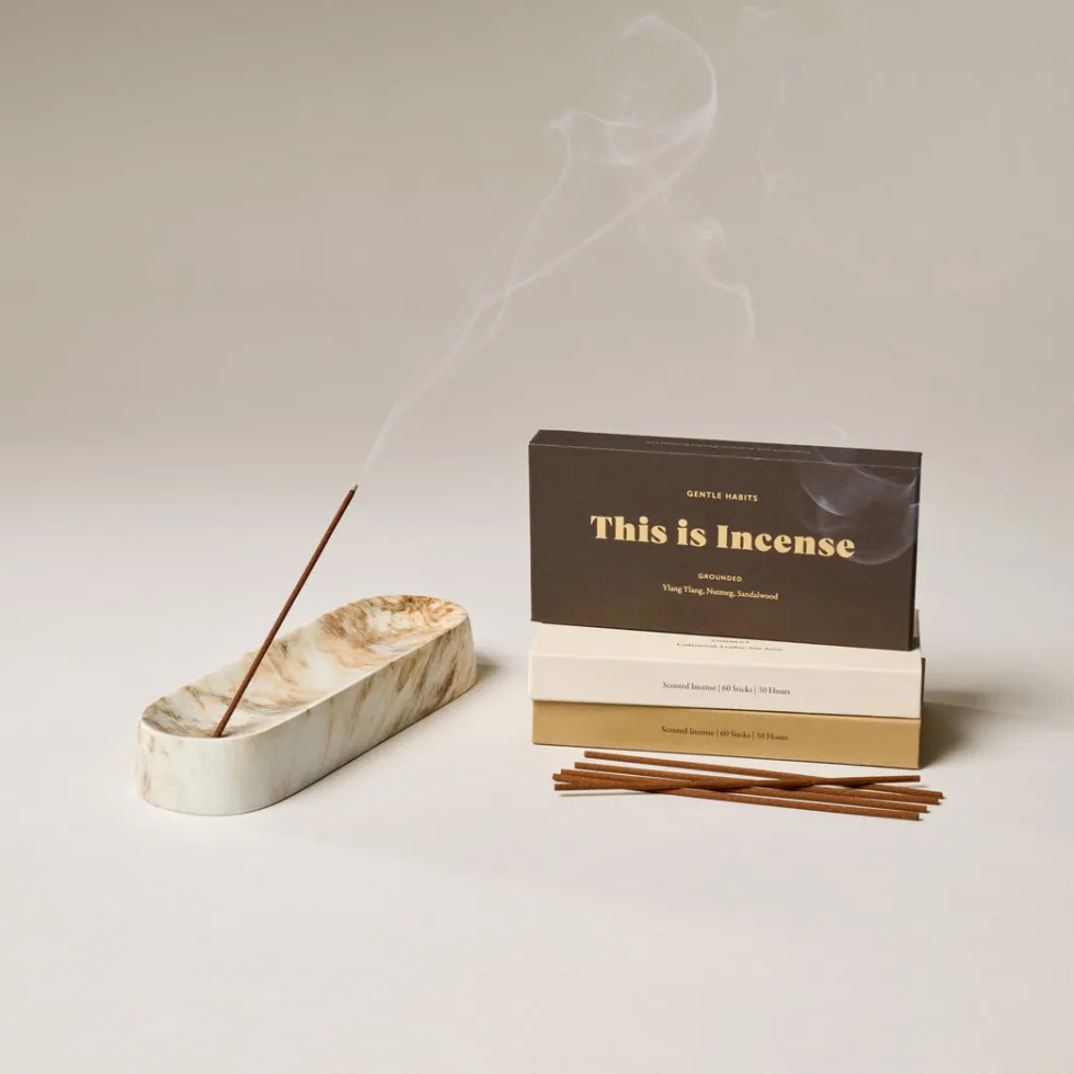 Outlet Ceramic Incense Holder - Tiger Eye Home & Living