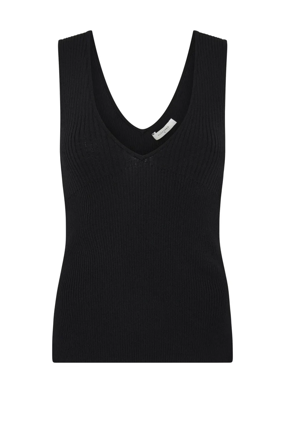 Sale 'Mason Knit Top' - Black Tops