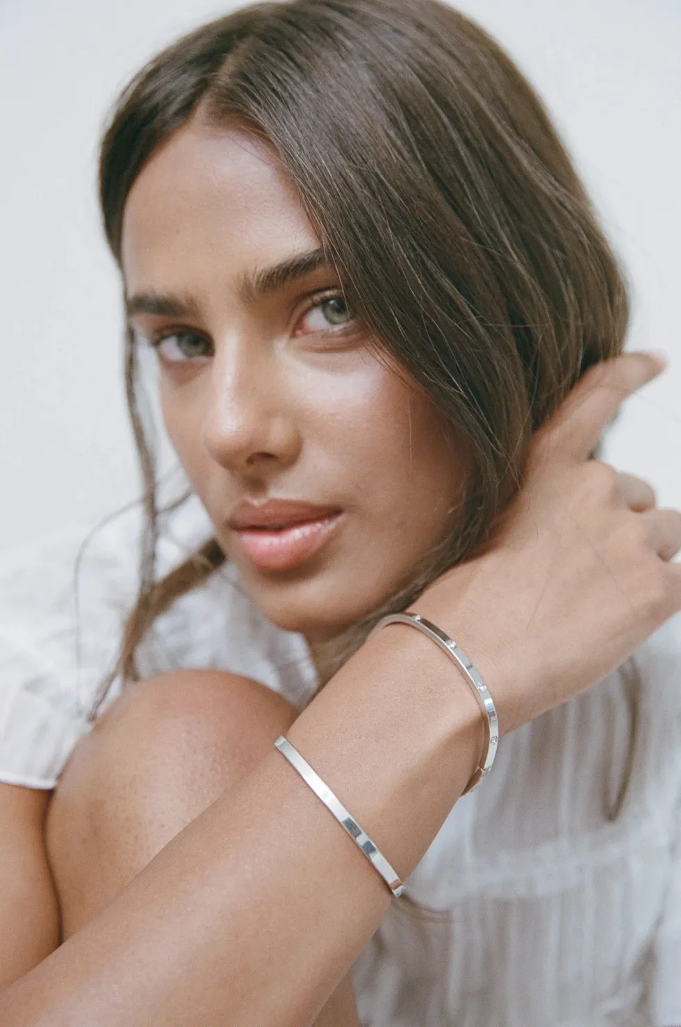 Best 'Dylan Bangle Silver' - Celestial Clear Jewellery