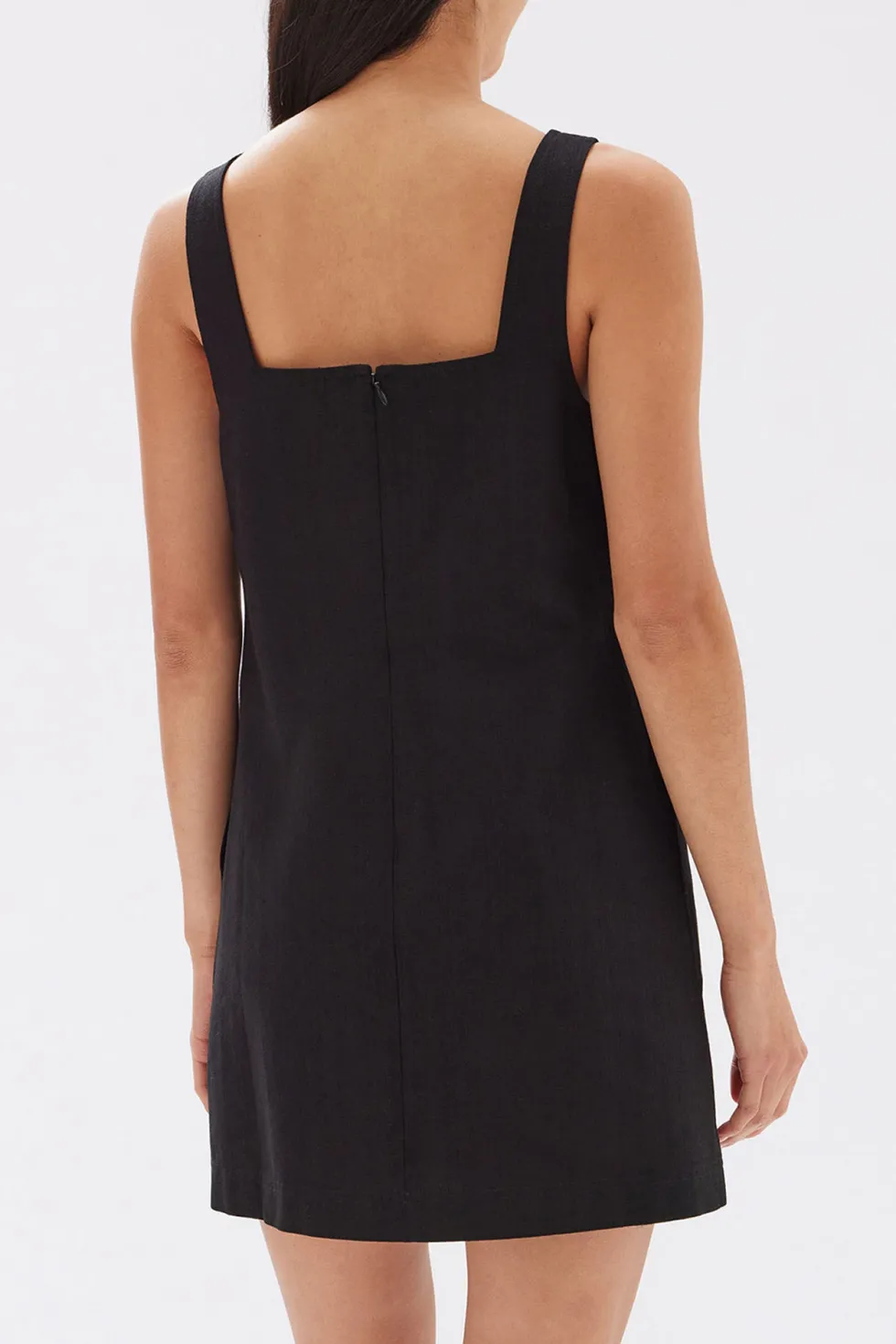 Best 'Alba Crepe Mini Dress' - Black Dresses