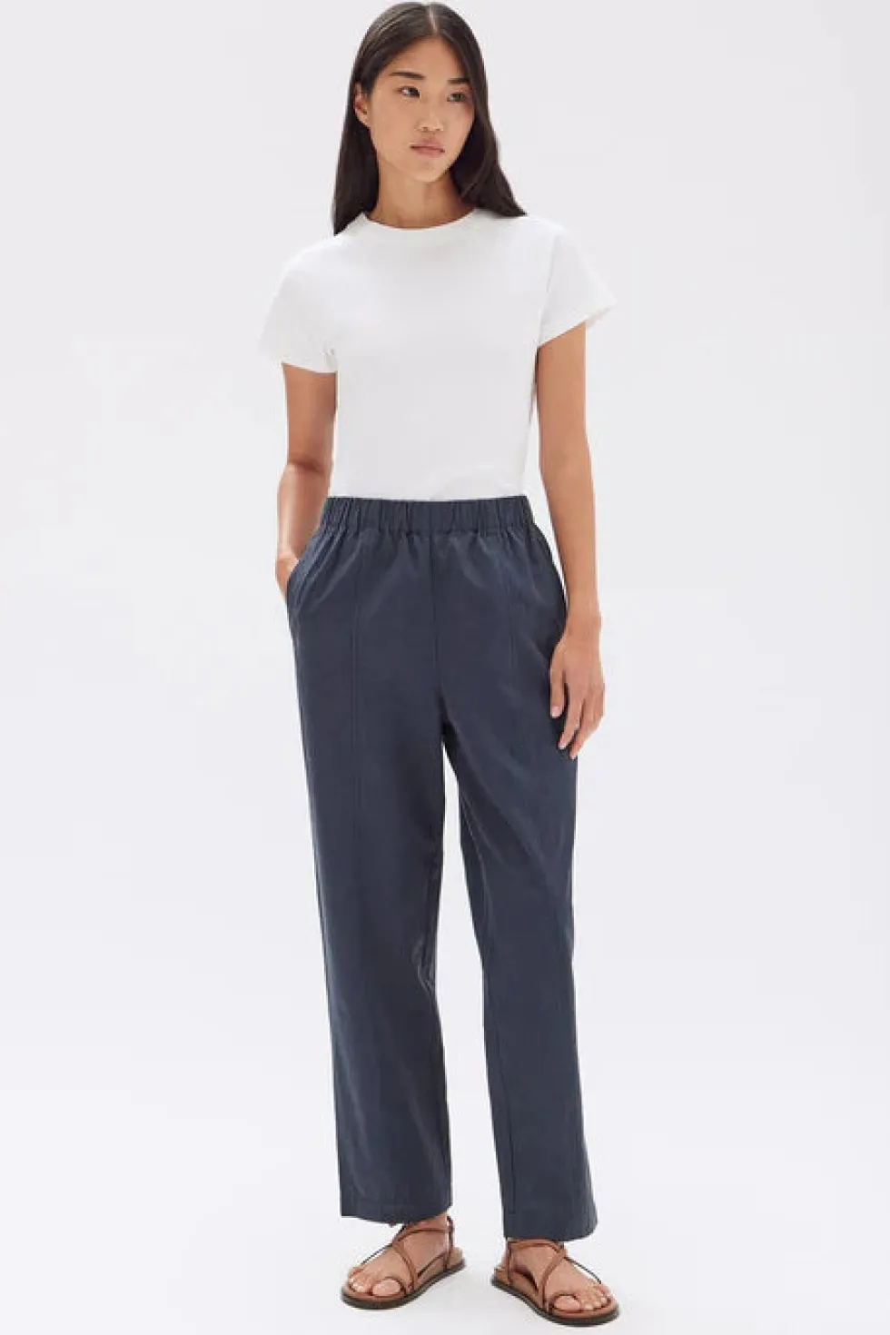 Outlet 'Bria Pant' - Navy Bottoms