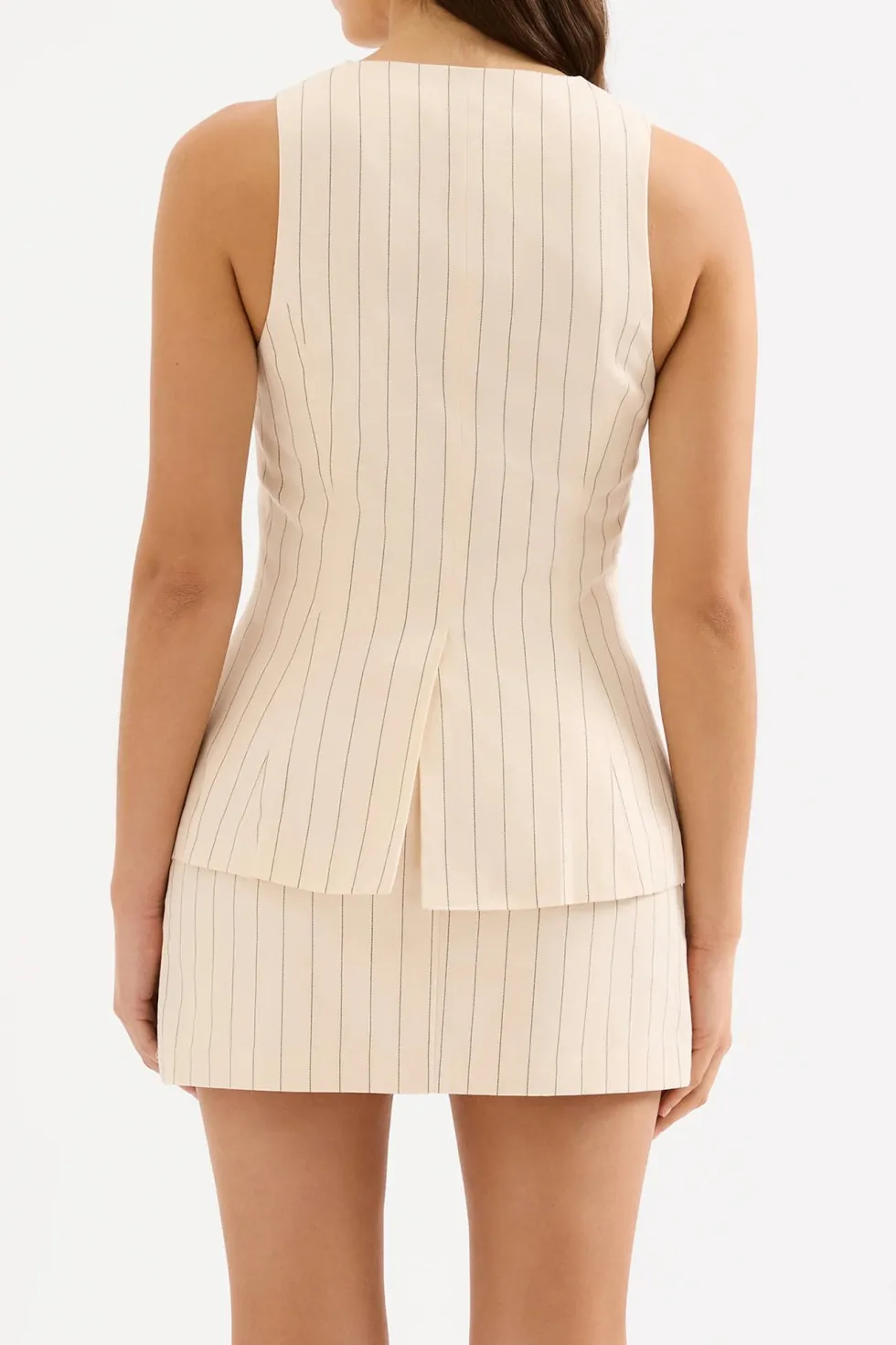 Hot 'Irving Pinstripe Vest' - Irving Stripe Tops